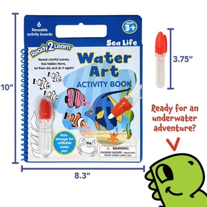Enfants apprentissage jouet magique <span class=keywords><strong>peinture</strong></span> à l'eau livre éducatif réutilisable occupé livre eau coloriage jouets - Product Image 3