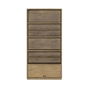 Étagère à livres multifonctionnelle moderne et écologique en bois avec tiroirs pour salon, chambre, appartement, bureau à domicile, rangement - Product Image 2