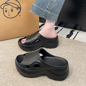 <span class=keywords><strong>2026</strong></span> Neue Sommer Leichte Sandalen mit 7 cm Absatz für Damen – Modische Outdoor-Strandsandalen mit dicker Sohle für kleine Größen - Product Image 4