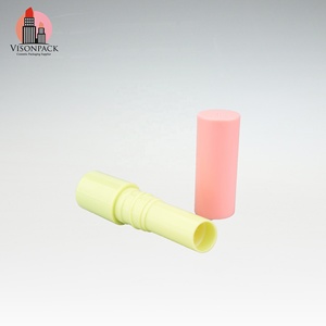 Phổ biến đặt hàng số lượng lớn đồng bằng Lip Balm Chai Xi lanh son môi trường hợp giá hai tone hai màu sắc giá rẻ Lip Cream Ống bao bì vòng - Product Image 2
