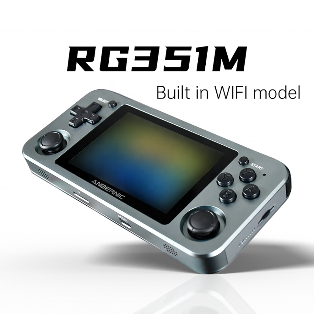 ANBERNIC RG351M - Retro Handheld Game Console with 64GB Card