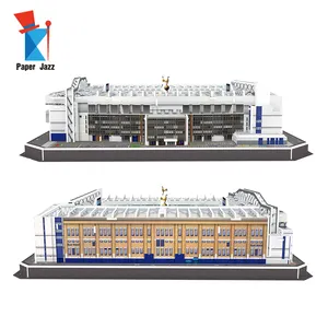 Juguete de dibujos animados de venta directa de fábrica DIY para fanáticos del fútbol recuerdo White Hart Lane Stadium Hotspur F.C Rompecabezas de espuma 3D - Product Image 5