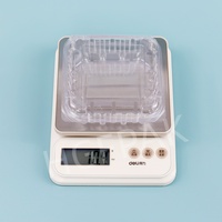 Contenedor de Plástico Transparente con Ventilación Tipo Clamshell 125B, Hecho de RPET Reciclado, para Empaque de Bayas Frescas como Arándanos y Frambuesas