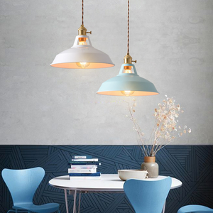 Simig illuminazione nordica stile industriale <span class=keywords><strong>Vintage</strong></span> Macaron lampada a sospensione di medie dimensioni per soggiorno ristorante bar tavolo da pranzo - Product Image 5