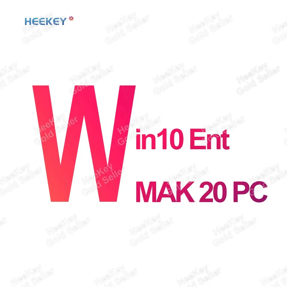 Win10 Enterprise MAK 20 PC Enterprise 100% オンラインアクティベーションAliチャットページで送信