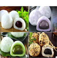 Ligne de production automatique de glaces mochi, machine multifonctionnelle pour la fabrication de mochi, contrôlée par PLC, en acier inoxydable 304, 20-120 pièces/min