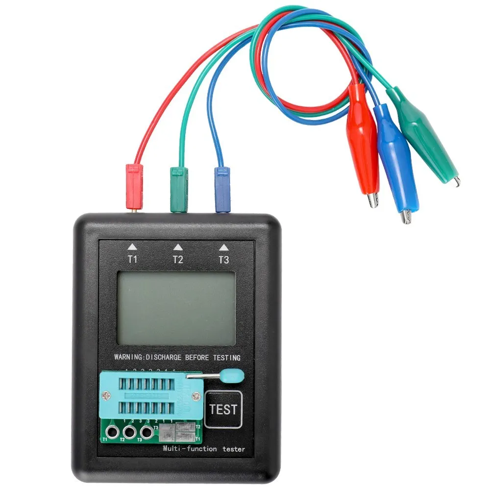 M328 Diode Triode Condensateur Résistance Transistor Testeur ESR Mètre Testeur Multifonction avec Carte de Test