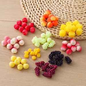 Juguete Blandito de TPR Elástico con Forma de Melocotón, Uva y Maíz, Fruta Simulada para Apretar, Antiestrés y Descompresión, Ideal para Regalo de Fiesta - Product Image 4