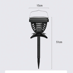 Lámpara Mata Insectos y Mosquitos 3 en 1, Eléctrica, Solar y a Pilas, Ecológica, Oferta de Fábrica - Product Image 5