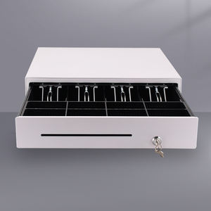 Tiroir-caisse double étage robuste en métal pour <span class=keywords><strong>paiement</strong></span> électronique HER-415 pour supermarché - Product Image 1