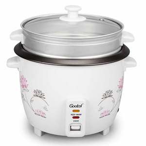 Olla Arrocera Eléctrica <span class=keywords><strong>de</strong></span> 1.8L con Tapa <span class=keywords><strong>de</strong></span> Vidrio Visible o Tapa <span class=keywords><strong>de</strong></span> Acero Inoxidable, Olla Arrocera con Vaporera <span class=keywords><strong>de</strong></span> <span class=keywords><strong>Aluminio</strong></span>, Directo <span class=keywords><strong>de</strong></span> Fábrica - Product Image 1