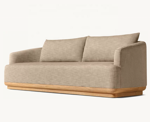 Juego de Muebles de Jardín de Madera de Teca Maciza Hechos a Mano, de Lujo y Únicos, Sofás de Jardín Marrones - Product Image 2