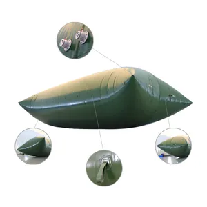 Bonne qualité résistance aux UV 500000l PVC oreiller pliable vessie réservoir d'eau 30000 gallons 10000lt réservoirs d'eau de pluie en plastique