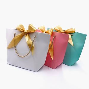 Custom Logo Kraft Paper Carry <b>Bags</b> for Retail for Christmas Shopping-Cosmetics Food Wigs Packaging for Skin Care <b>Lipstick</b> - Product Image 5