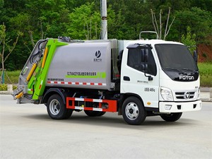 Camion de compression des déchets Foton 4X2 4/6m³ de grande capacité, neuf, pour l'élimination des déchets résidentiels - Product Image 2