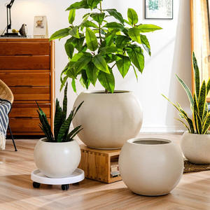 <span class=keywords><strong>Maceta</strong></span> grande redonda de pie nórdico para sala de estar, centro comercial, decoración, simulación de <span class=keywords><strong>maceta</strong></span> doméstica <span class=keywords><strong>Nandina</strong></span> - Product Image 2