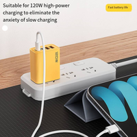Chargeur universel rapide PD 4 ports (2 USB + 2 Type-C) avec sortie 5V/3A et protection OVP pour écouteurs