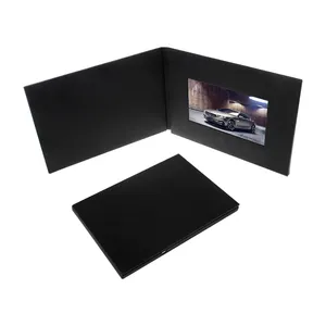 Tierarzt-digital OEM Künstliche TFT 7 "hd technologie lcd video in print werbung video broschüre 7 lcd video marketing bücher