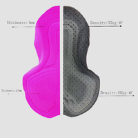 Sokind Coussinets de cyclisme personnalisés pour hommes, doux, respirants, anti-bactériens, anti-UV, à séchage rapide, confortables, grandes tailles