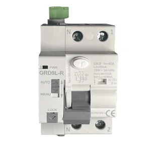 Self Reclosing differential switch 2P 4P 40A 63A 30mA 300mA Auto Recloser Circuit Breaker ELCB RCD RCCB with reclosing