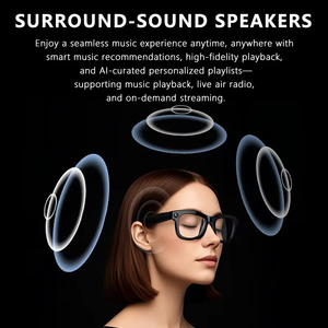 M01PRO Gafas inteligentes Cámara 8MP 4K WiFi Despertador de voz Reproducción de música Cámara AI Control de aplicación táctil a prueba de agua en tiempo real - Product Image 4
