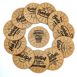Posavasos Cuadrados de Corcho Personalizados con Logotipo Impreso, Aislamiento Térmico, Estilo Clásico, Ecológicos, Impresión en Serigrafía - Product Image 5