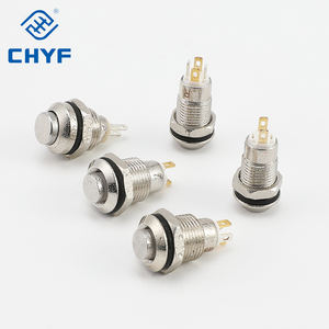 Interruttori a pulsante piccoli in acciaio inossidabile interruttore a pulsante a led mini in metallo impermeabile 8mm a scatto momentaneo 36V 2A - Product Image 6