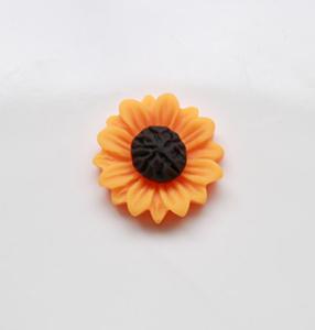 Commercio all'ingrosso piccolo posteriore piana margherita rosa cabochon 3d gioielli di arte del chiodo piccoli fiori resine - Product Image 3