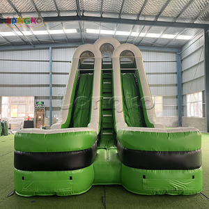 Piscina Inflable para Adultos con Tobogán, Tiburón Inflable, Doble Tobogán Acuático con Piscina - Product Image 1