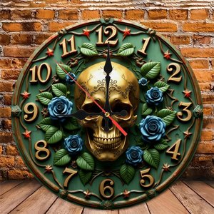 Round Wooden <b>Wall</b> <b>Clock</b> 25x25Cm <b>Silent</b> Non Ticking Classic Home Decor Living Room Apartment <b>Clock</b> - Product Image 6