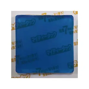 Low hardness rubber gel shock-absorbing foot pads for flooring