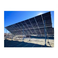 Système de montage au sol galvanisé à chaud en zinc-aluminium-magnésium/acier, léger, haute résistance et adaptatif aux pentes, pour la montagne