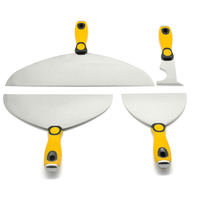 MSN couteau à mastic en acier inoxydable lame de polissage miroir avec trou mur grande taille grattoir ensemble