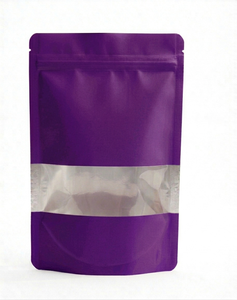 Sacs d'emballage pour bonbons gélifiés personnalisés en gros avec fenêtre transparente et fermeture éclair - Product Image 3