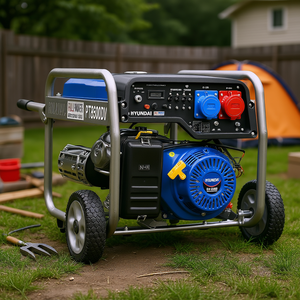 Générateur portable Hyundai Pt8500dv 8,5 kW à moteur à essence - Product Image 3