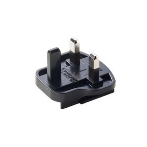 Enchufe Negro de 13A para Reino Unido con Conexión a Tierra Estándar, 240V, Enchufe Eléctrico de Plástico, 1 Salida, Modelo 1541/1357-AC-W3U - Product Image 1