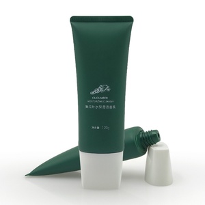 Wholesale Custom 120ml <b>Plastic</b> Cosmetic <b>Tubes</b> for Cleanser - Product Image 2