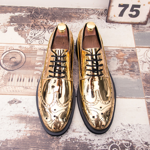 Zapatos Derby para Hombre, Formales de Negocios, Talla Grande, Zapatos de Vestir Formales para Hombre, Brogues Completos con Puntera de Ala - Product Image 5