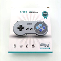 Console de jeu portable rétro SF900 avec deux manettes sans fil, prend en charge les jeux FC/GB/SFC/GBC, résolution 4K