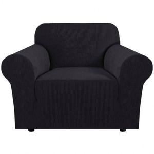 Jacquard One Single Seat Stretch Modern Solid Pattern <b>Sofa</b> <b>Slipcover</b> with Elastic Armchair Soft and Comfortable 80-120cm Width - Product Image 1