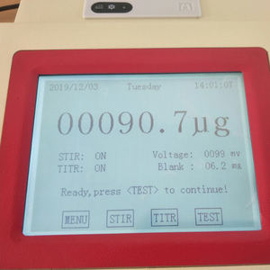 Elektrische <span class=keywords><strong>Karl</strong></span> <span class=keywords><strong>Fischer</strong></span> Coulo metrische Öl wasser prüfgeräte Ppm Klassische Feuchtigkeit analyze - Product Image 3