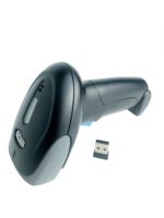 Escáner de Códigos de Barras Láser Inalámbrico 2.4G con Batería para Códigos QR 1D+2D HOP-E680/E780 con Base
