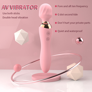 Presa di fabbrica potente vibratore femminile bacchetta massaggiatore 24 modalità a doppia testa vibratore Clit stimolatore giocattoli sessuali per adulti giocattoli sessuali - Product Image 4