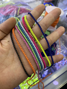 Stile veneziano 18 ''<span class=keywords><strong>collana</strong></span> da donna con catena a forma di smalto <span class=keywords><strong>in</strong></span> acciaio inox/<span class=keywords><strong>ferro</strong></span> <span class=keywords><strong>collana</strong></span> a maglie colorate - Product Image 4