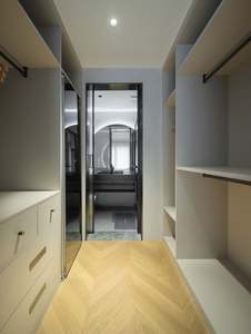 Newly Designed Custom Sized Solid Wood Modern Style Home <b>Sliding</b> <b>Doors</b> <b>Wardrobe</b> Walk-In Closet - Product Image 5