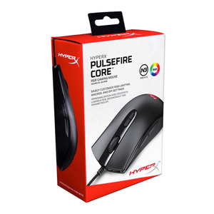 Souris de jeu ergonomique filaire USB Hyper X Pulsefire Core RGB avec 7 boutons, contrôle logiciel, éclairage RGB et personnalisation de macros - Product Image 6