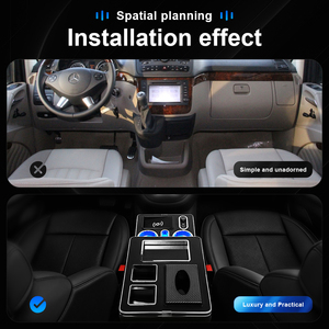 Boîte d'accoudoir multifonction <span class=keywords><strong>centrale</strong></span> personnalisée, accessoires automobiles pour <span class=keywords><strong>Mercedes</strong></span> Vito <span class=keywords><strong>Viano</strong></span> 116 - Product Image 5