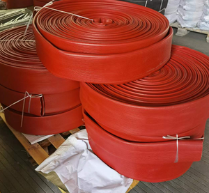 High Pressure Durable Red Nitrile <strong>Rubber</strong> NBR Flexible <strong>Soft</strong> Layflat Water <strong>Hose</strong> Heavy Duty - Product Image 1