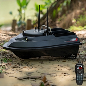 เรือตกปลาบังคับวิทยุ GPS รุ่น V066 สำหรับตกปลาคาร์พ 200 จุด 4 จุดจอด ความเร็ว 20 กม./ชม. มอเตอร์ไร้แปรงถ่าน ระยะควบคุม 1 กม. เรือให้อาหารปลา - Product Image 1
