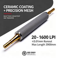 Impression flexographique GAKEI 45 # Fabricant de rouleaux Anilox en acier avec 80-2000 LPI et diamètre de 40-600 mm
